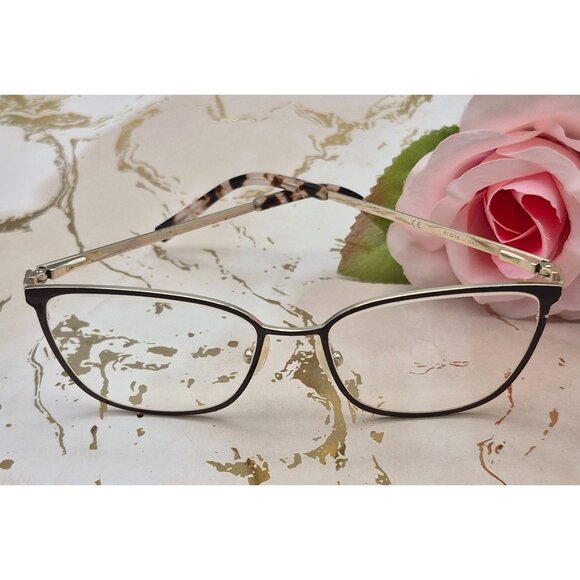 FLOWER Drew Barrymore Women’s Gold Eyeglasses Frames 51-16-145mm Lindsay Cat Eye - Picture 4 of 11